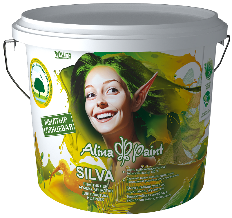 Silva, (эмаль для пластика и дерева) 1 кг