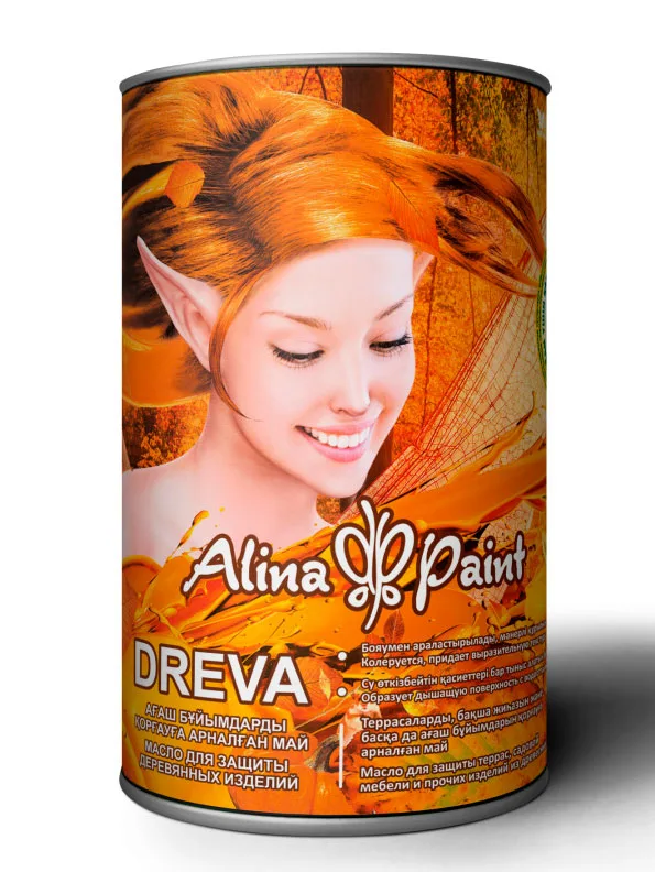 Alina Paint Décor Dreva — защитное масло лак 0,8кг