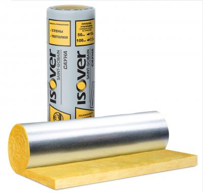 Изовер сауна 12500*1200*50 мм     (15 м2 в рулоне)